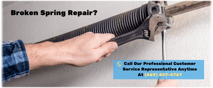 Broken Garage Door Spring Repair Flower Mound, TX